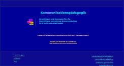 Desktop Screenshot of kommunikationspaedagogik.de